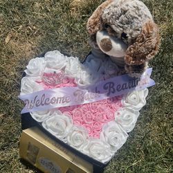 Heart Box Foam Bouquets 