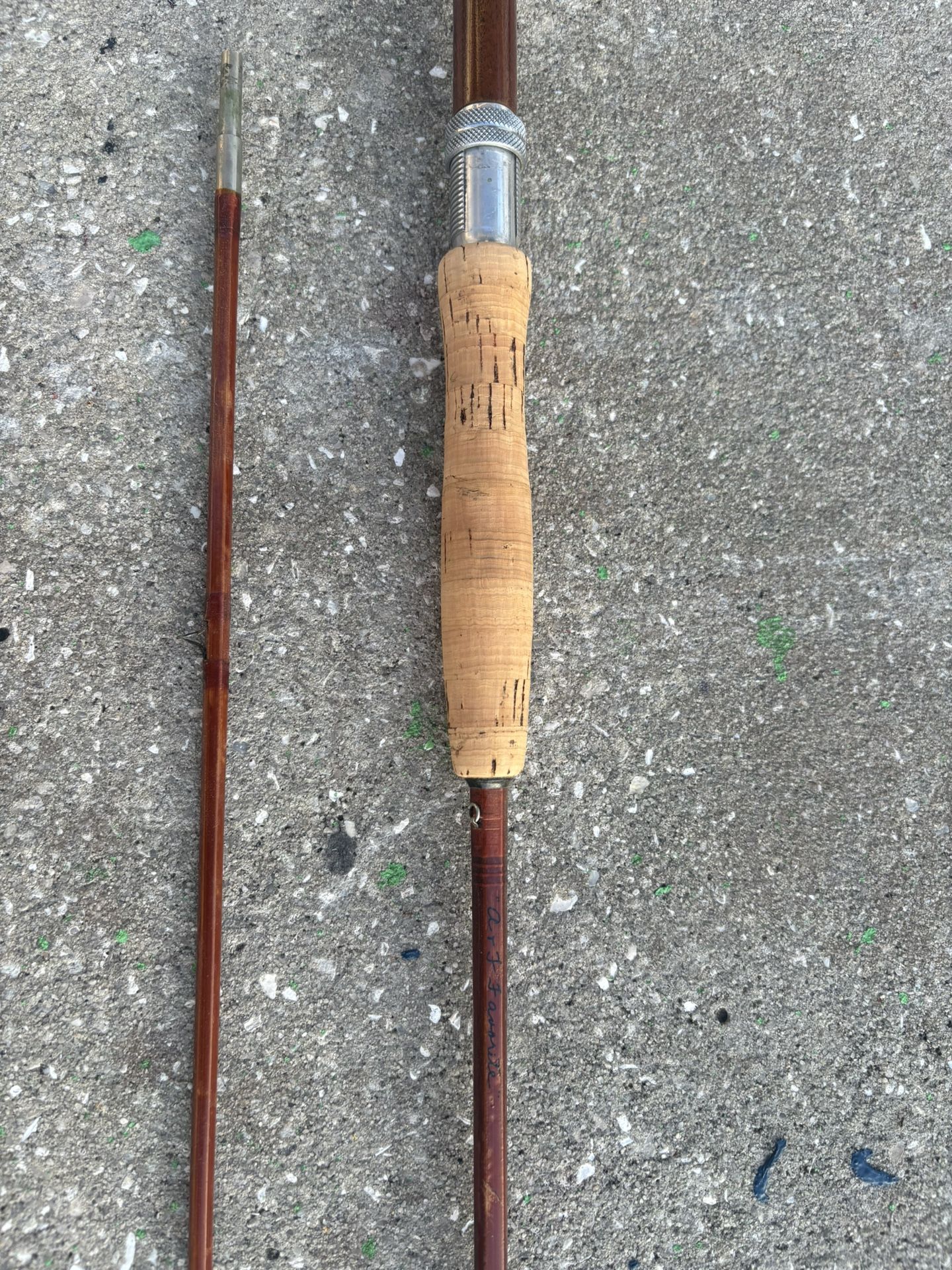 Handcrafted Bamboo Fly Rod Pole Manufactured Aerocrombie& Fitch By Edwards