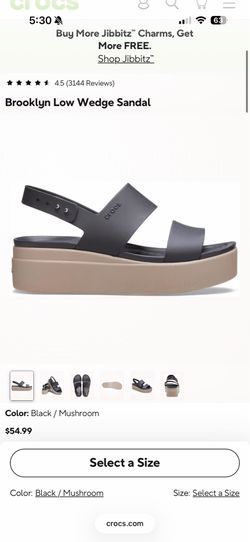 Crocs - Brooklyn Low Wedge Sandal