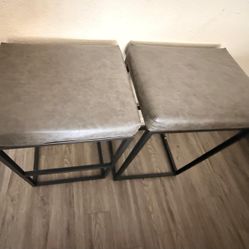 Juego  De Dos Taburete De Bar 