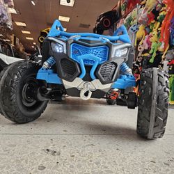 1 24v $550 blue red yellow black /
 2 24v battery $600 green, pink, black, red ,blue
Can-am maverick remote control leather seats shocks soft tires sc