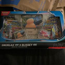 NEW Pokemon Trading Card Game Snorlax ex and Blissey ex Special Collection Box