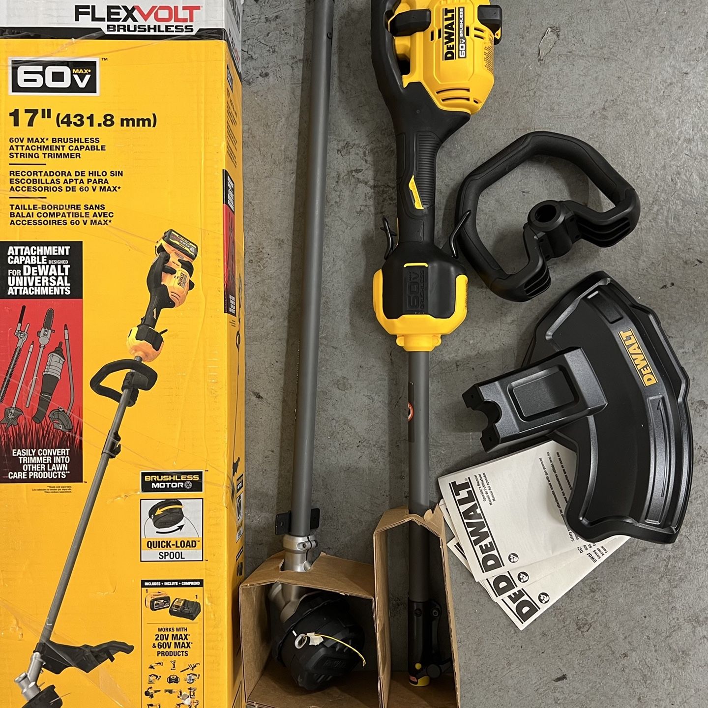 Edger Attachment Dewalt 60 Volt Weed Eater Dewalt Cordless 60V