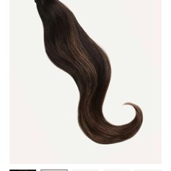 16" Ponytail Hair extension. Luxy Brand, Real human hair