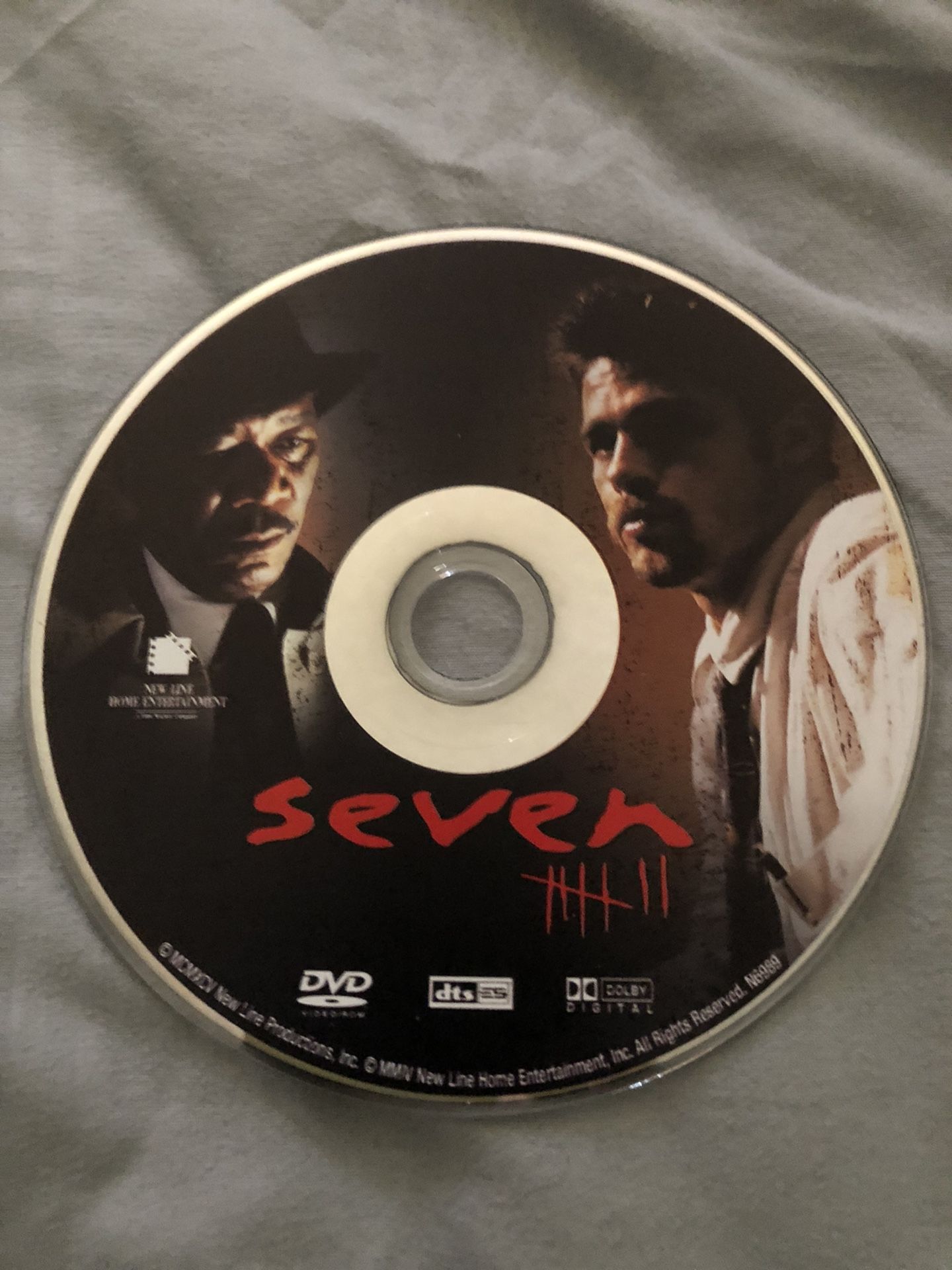 Seven 7 Brad Pitt DVD