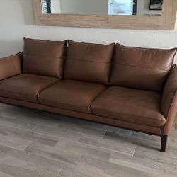 88” Leather Sofas $600
