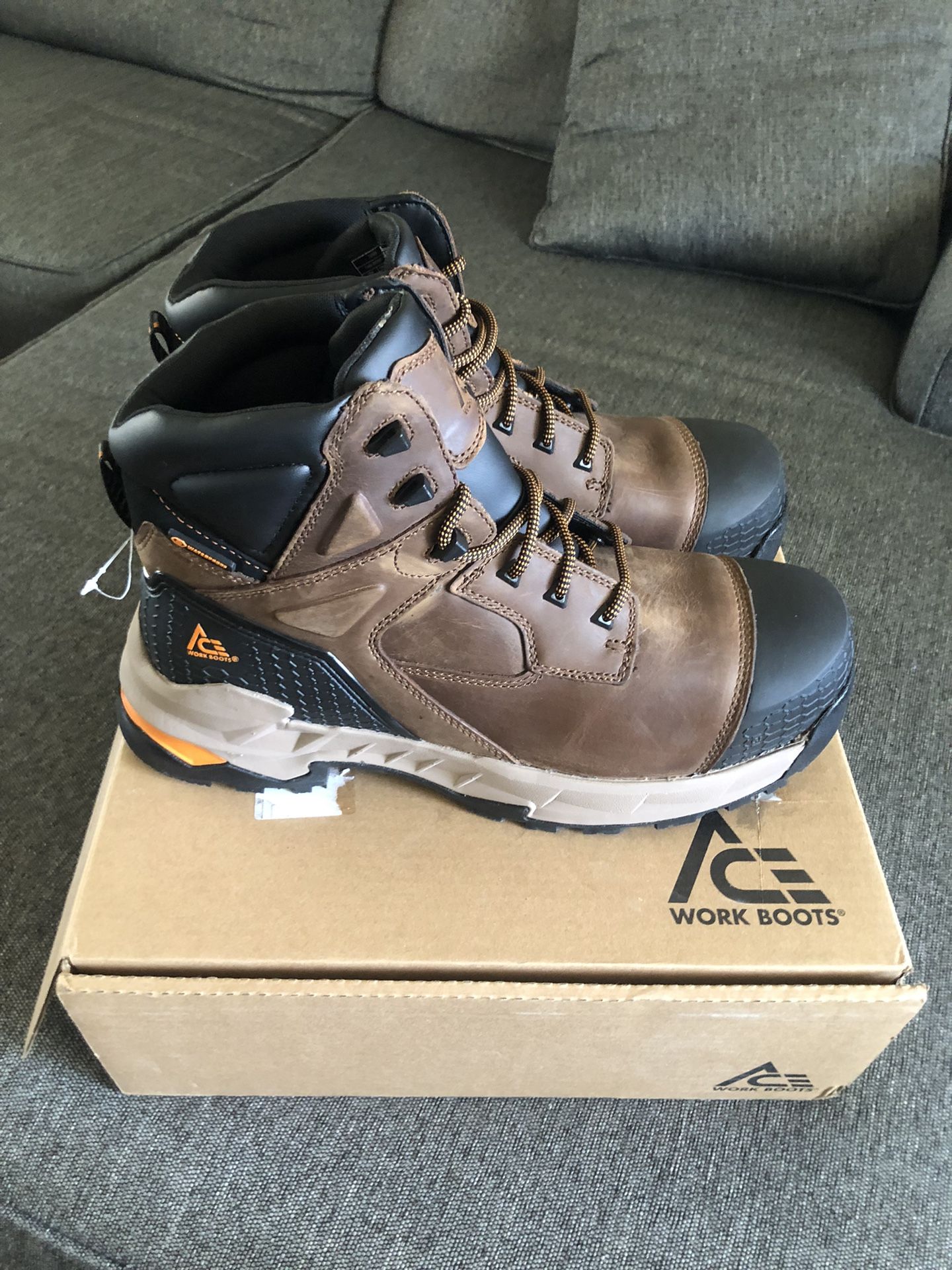 New Work Boots Size 12