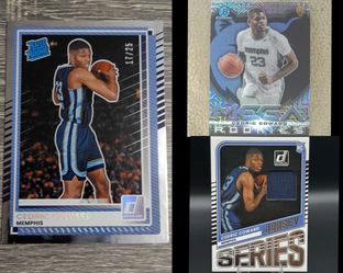Cedric Coward 2025-26 Donruss Silver Foil Rated Rookie /25
+  Cedric Coward 2025-26 Donruss Basketball Jersey Series Relic Rookie
+ Cedric Coward 2025