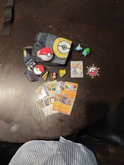 Pokemon Bag, Ball, Charizard Silver Card, Pokemon Cards , Figures And Crocs Pin