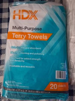 New hdx multi purpose  towels 20 pack