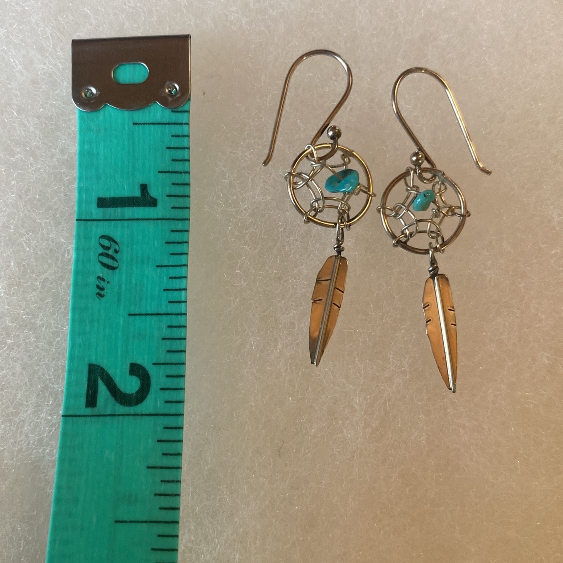 Navajo Turquoise Drop Earrings