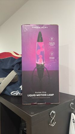 Rocket ship lava lamp