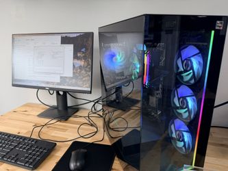 Powerful Gaming PC Ryzen 7  32GB RAM 1TB SSD Nvidia GeForce RTX 4060 8GB Graphics ARGB Case with Fans . Everything Newly Built. Beast of G