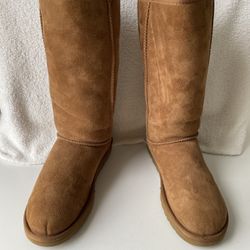 UGG Women’s Sheepskin Leather Classic Tall Boots Size 9