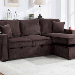 Sectional Sleeper W/usb Port and Storage 