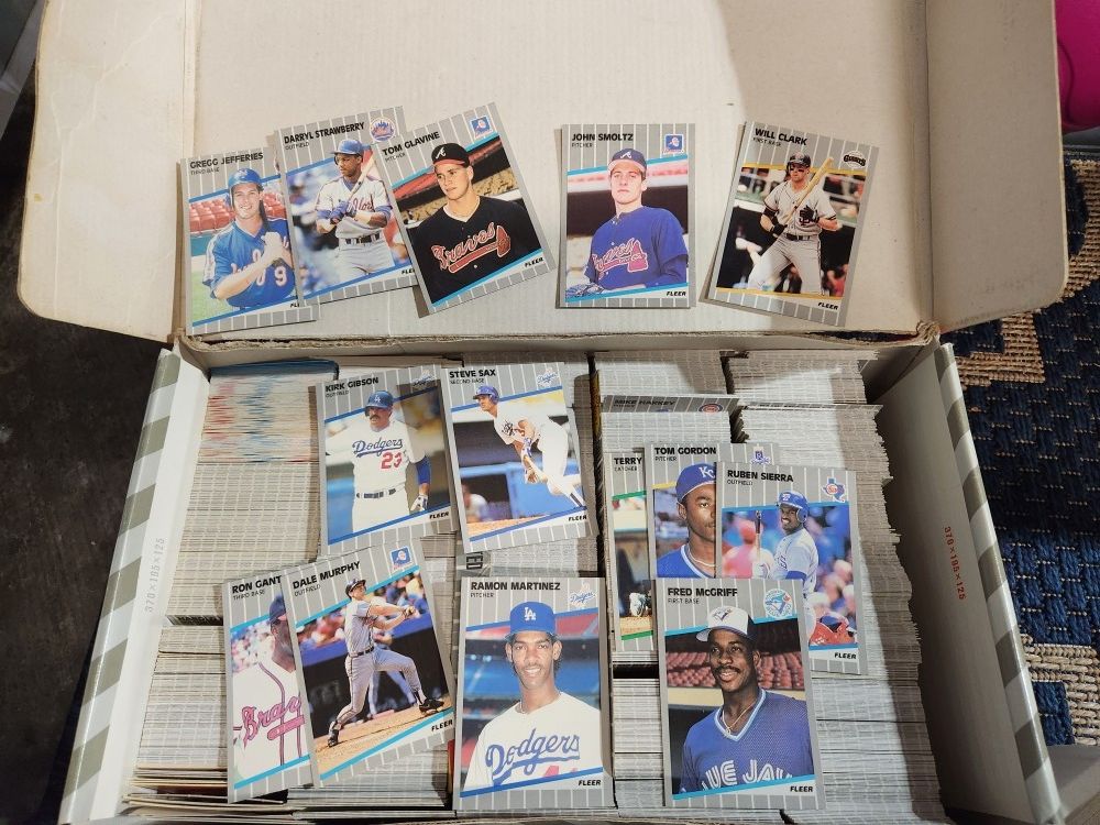 Baseball Cards Box Of Fleer 1989 88 90