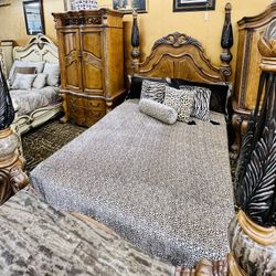 AICO By Michael Amini EDEN King Bed (ONLY BED) - VA