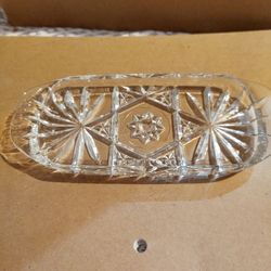 Vintage Star Of David Butter Dish