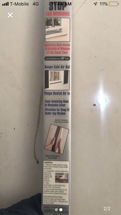 Keeps cold air out of the house for windows and doors