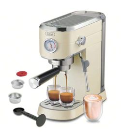 Gevi Espresso Machine 20 Bar With Grinder, Professional Espresso Maker With 35 Precise Grind Settings Burr Coffee Grinders Combos, Commercial Espresso