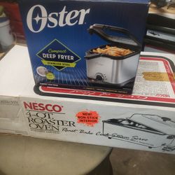 Deep Fryer And Electric Roaster New In Box 