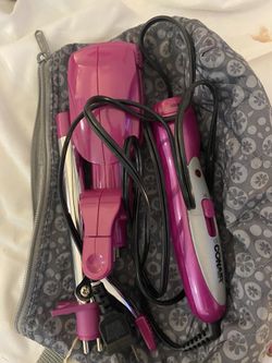 2in1 straightener and crimping iron