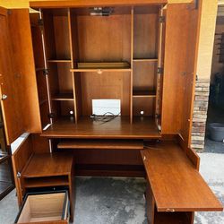 Large Wooden Home Office Desk