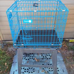 Brand New Blue Dog Cage Crate Kennel 