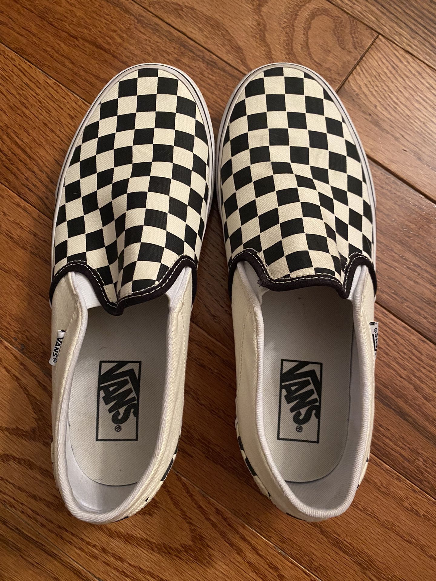 Vans Checkered Shoes Womens 9