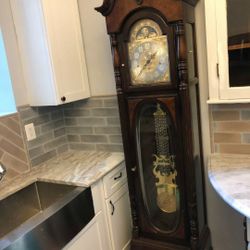 Antique grandfather clock 