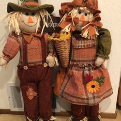 Scarecrow Boy And Girl