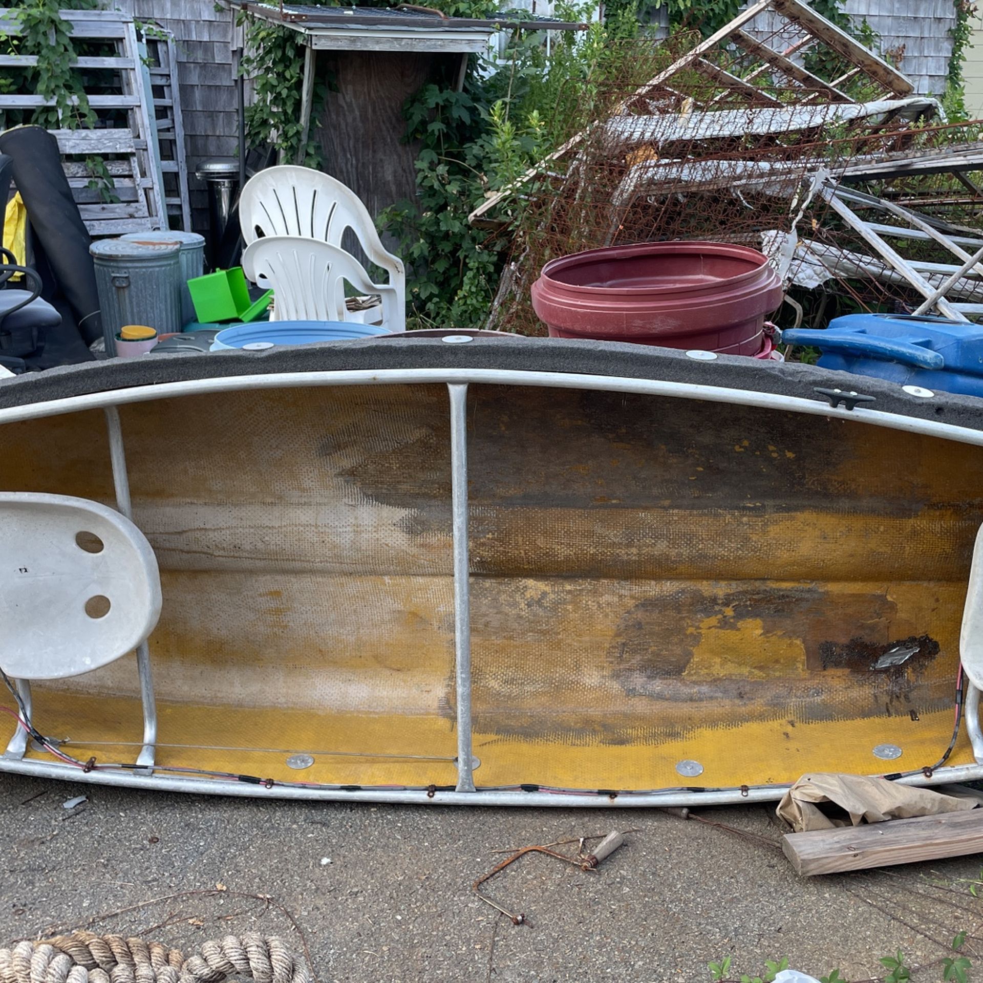 Fiber Glass Canoe