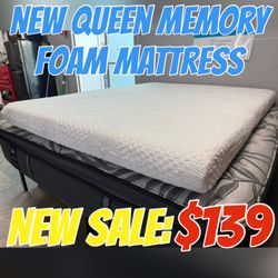 NEW QUEEN MEMORY FOAM MATTRESS 