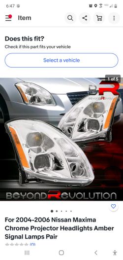 2004- 2006 Nissan Maxima A/Market Headlight
