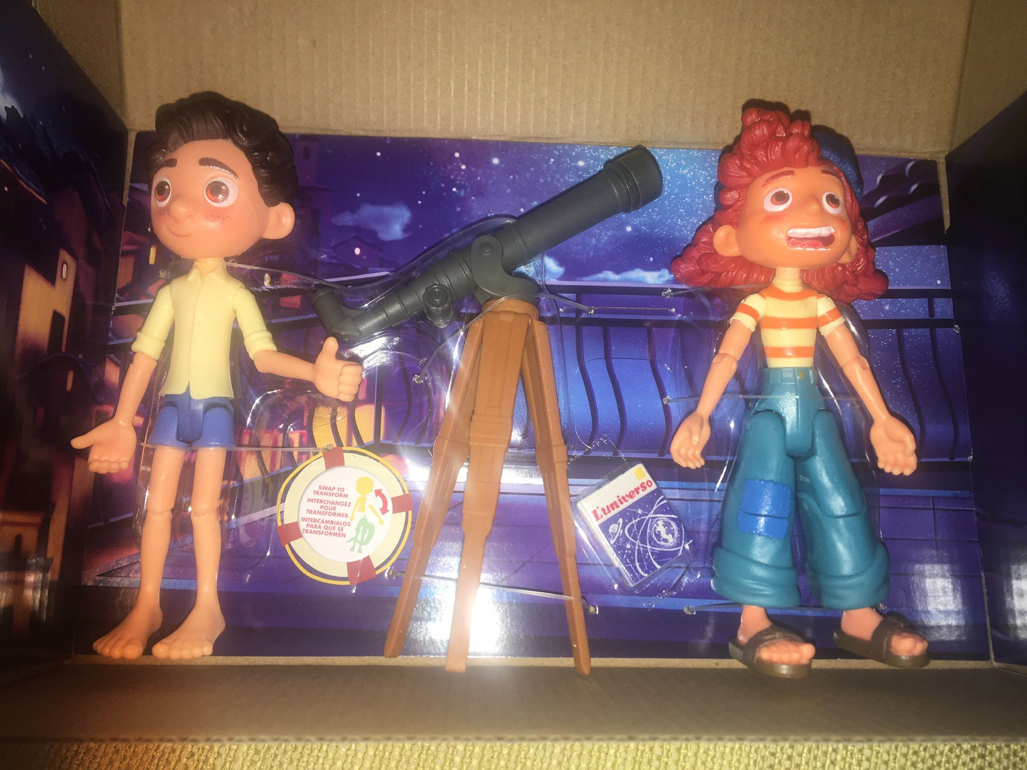Buy Disney Pixar Luca Stargazers Pack with Luca Paguro & Giulia Posable  Authentic Action Figure Movie Characters & Telescope & Book Accessories,  Gift for Kids Ages 3 Years & Older [ Exclusive]