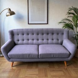 Gray MCM Couch 