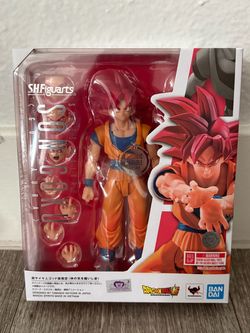 Sh Figuarts Super Saiyan God Son Goku Figure