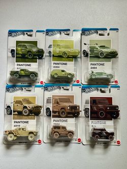 🔥 Hot Wheels Silver Series Pantone Collection Wave 2 Complete Set 🔥