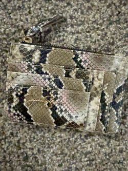Jessica Simpson Snakeskin Card Holder Wallet