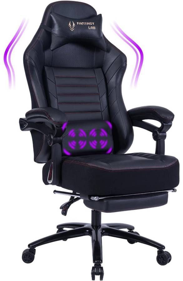 Brand New Big and Tall Gaming Chair with Footrest and Massage