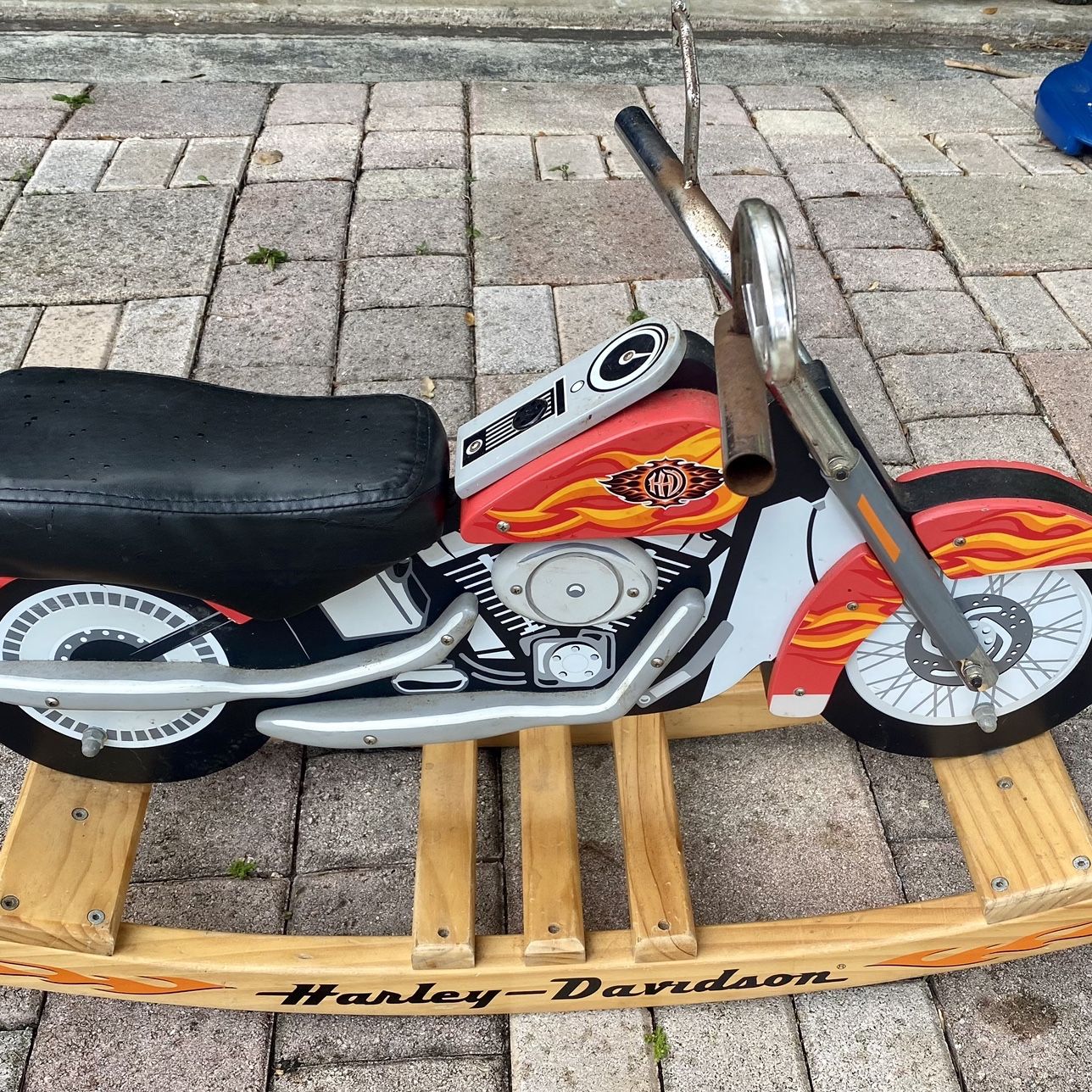 Harley Davidson Kid Craft Wooden Rocker Rocking Motorcycle for Sale in Fort Lauderdale FL OfferUp
