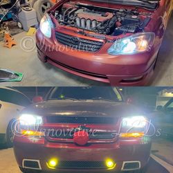 Led Headlights Size 9007 Luces 6000k Bright Glacier White