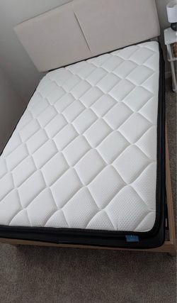 Full Size Bed Frame and Mattress