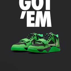 Jordan Cj1 T-Rexx Travis Scott Green Spark 