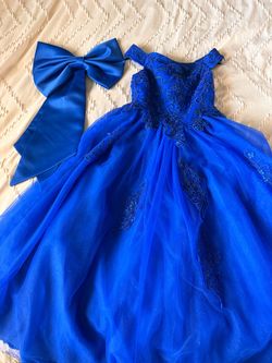 Royal Blue Mini Quinceañera Dress 💙
