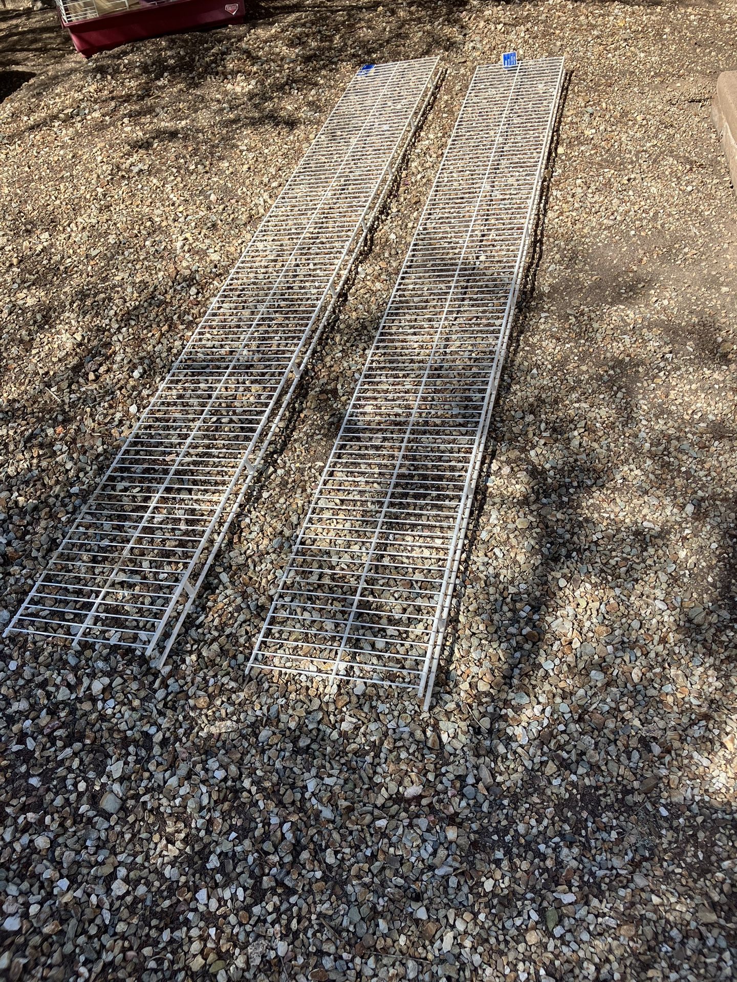12” X 8ft Wire Shelf For Closet, Garage, Etc