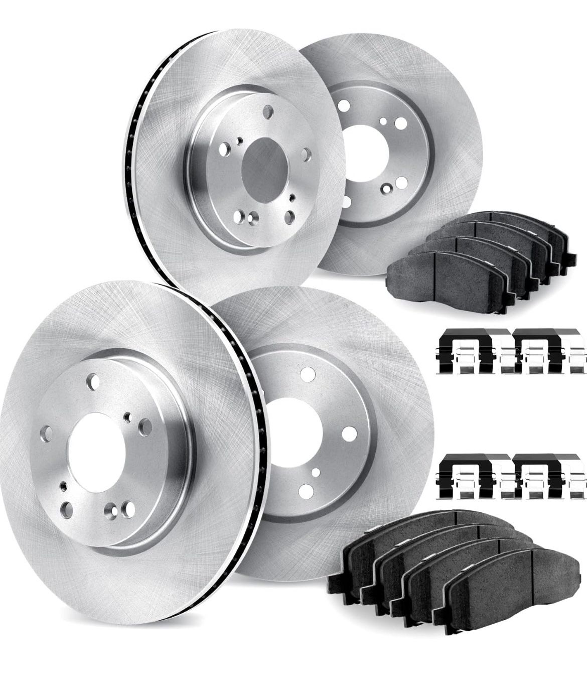 Dynamic Friction Company Front and Rear Brake Rotors