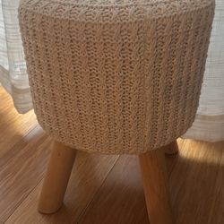 MOVING SALE - SMALL CROCHET STOOL