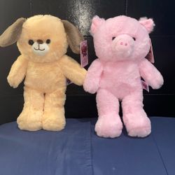 Pig and Dog plushie