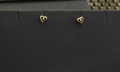 Double Stud Earring - Yellow Gold 14k (.585) 0.8 grams